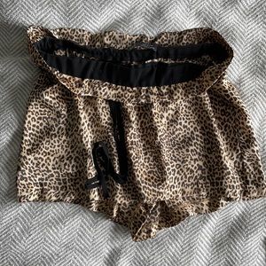 Zara Leopard shorts